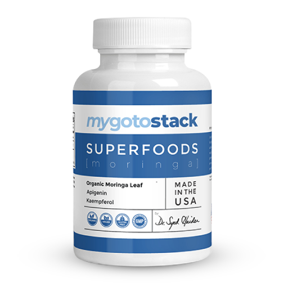 Superfoods Moringa supplement bottle