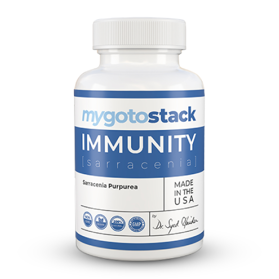 Immunity sarracenia supplement bottle