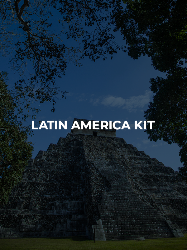 Symbolic photo of a Latin American landmark representing the Latin America Kit and readiness for travel.
