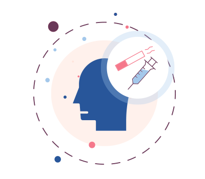 Visual depiction of the Addiction Protocol, featuring symbolic elements tied to substance use and treatment.